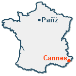 Cannes - mapa