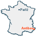 Antibes - mapa