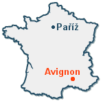 Avignon - mapa