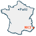 Nice - mapa