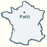 Mapa - Paříž