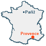 Provence - mapa