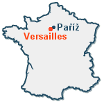 Versailles - mapa